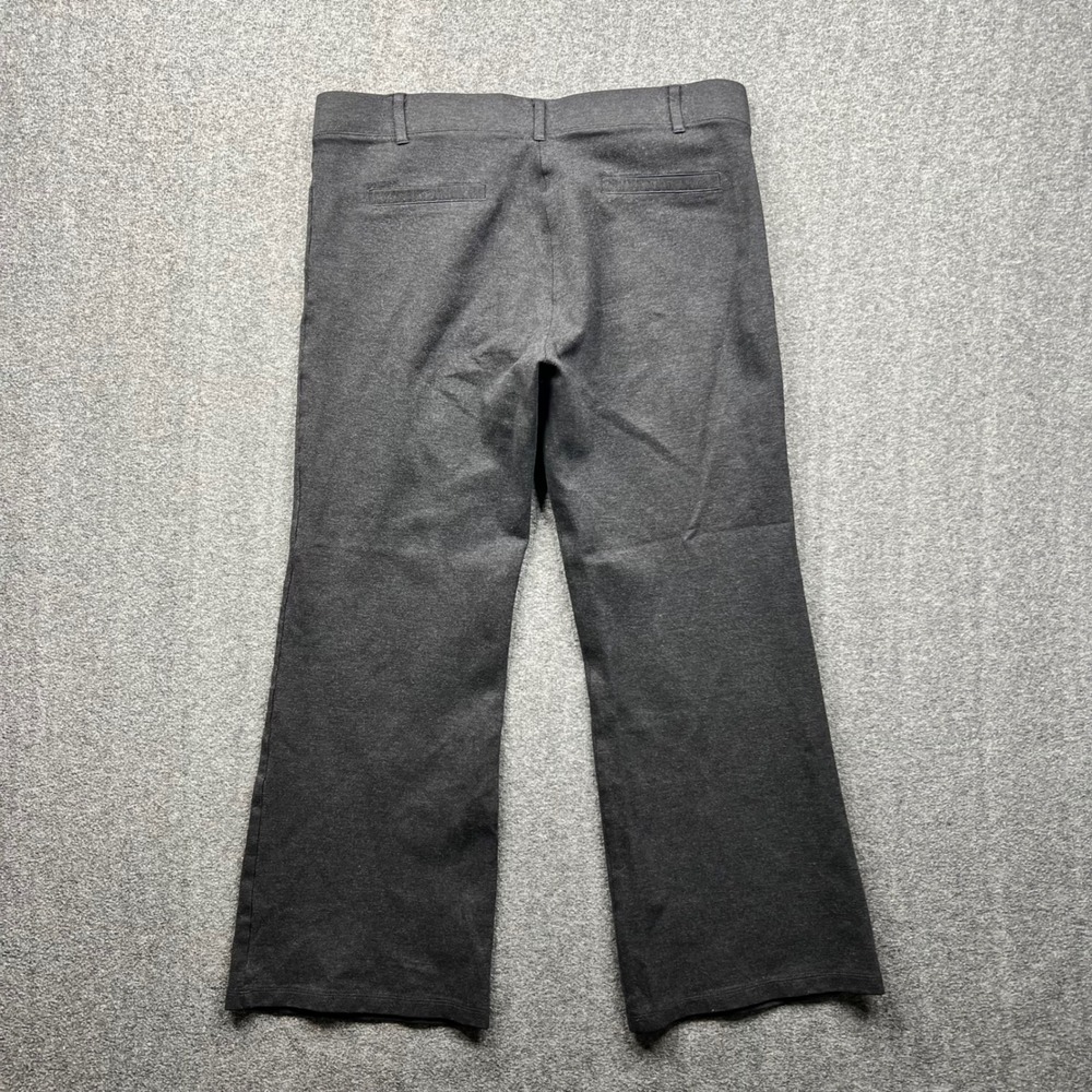 Betabrand Dress Pant Yoga Pants Women L Short Petite Gray Bootcut Ponte Knit - Picture 2 of 13